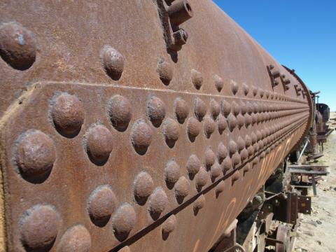 Train Graveyard on Salar de Uyuni trip in Bolivia