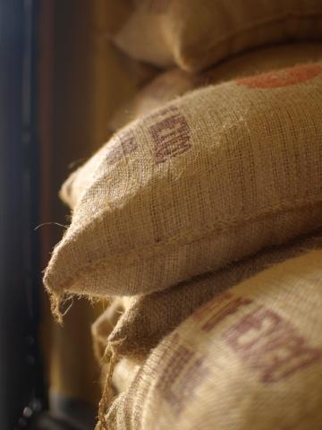 Coffee bags in San Cristóbal de las Casas, Mexico